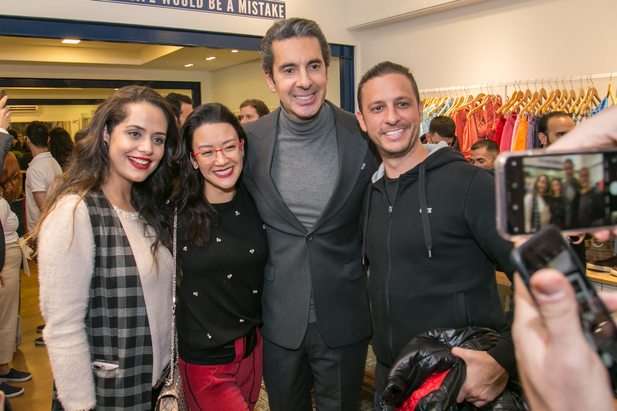 Bella Tozello, Suen Taminaga, Alexandre Taleb e Caio Camargo