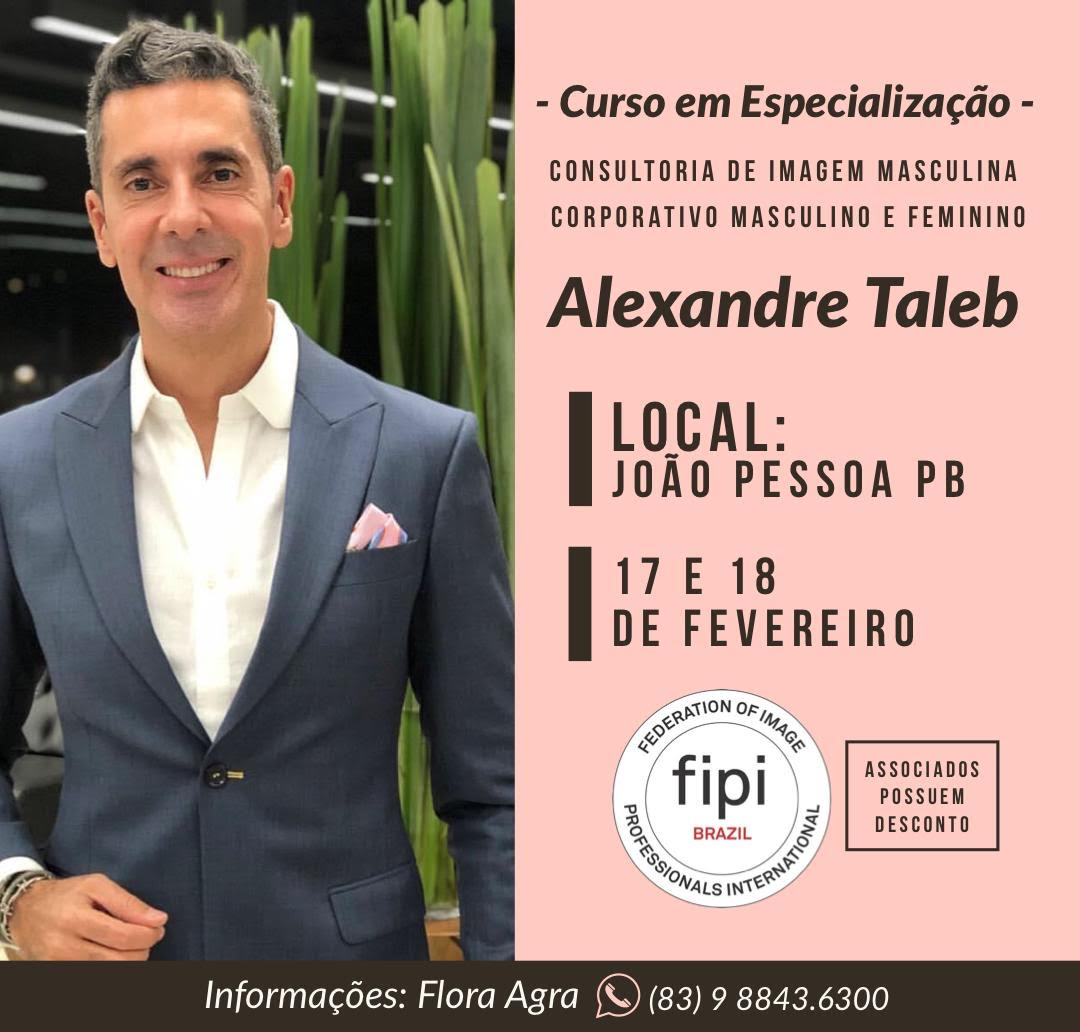 curso de consultoria de imagem em joão pessoa com alexandre taleb